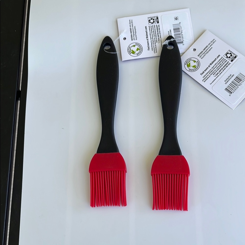 Red Silicone Cooking Brushes